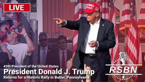 LIVE: President Trump Returns for a Historic Rally in Butler, Pennsylvania - 10/5/24 | Join Eric Trump, Navarro, Flynn, Kash, Julie Green, Amanda Grace & Team America October 17-18 In Selma, NC (Request Tix Via Text 918-851-0102)