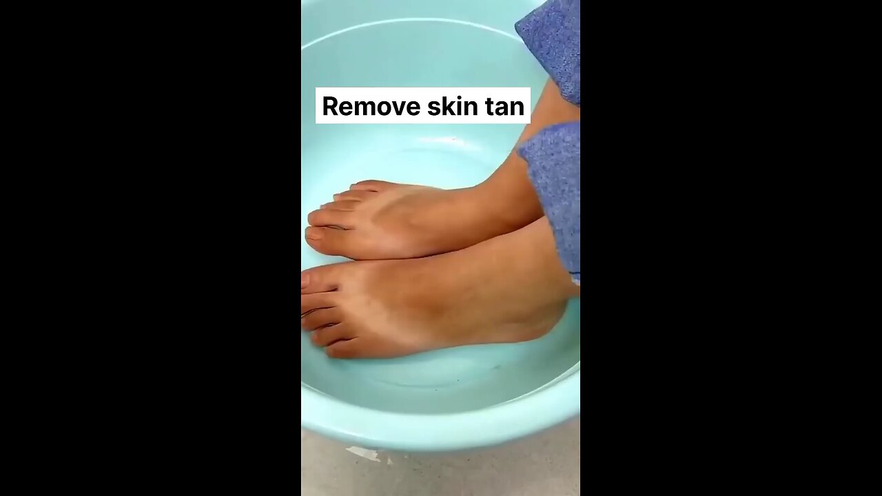 Remove skin tan