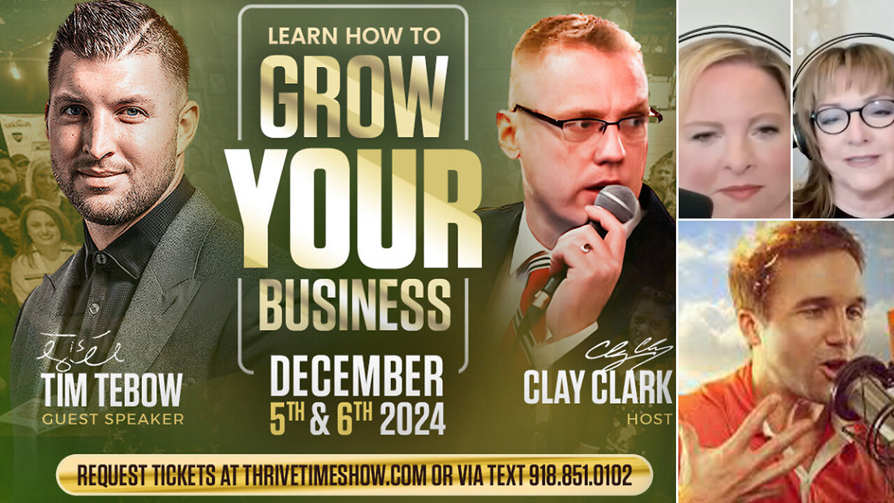 Business Coach | EOFire.com Host, John Lee Dumas Joins Clay Clark to Celebrate the 4,000% Growth of GiveADerm.com + Experience the World's Most Affordable Business School At www.Thrive15.com