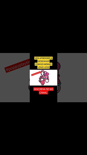 COMO DESENHAR MOMMY LONG LEGS POPPY PLAYTIME #desenho #shorts #mommy #playtime