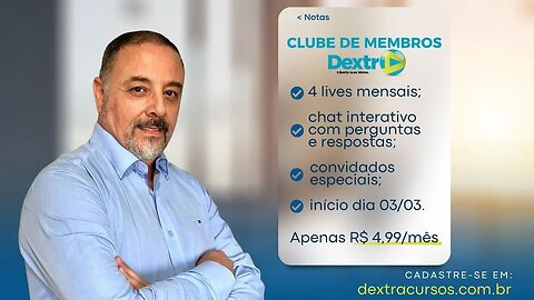 SEJA MEMBRO DO CANAL DEXTRA