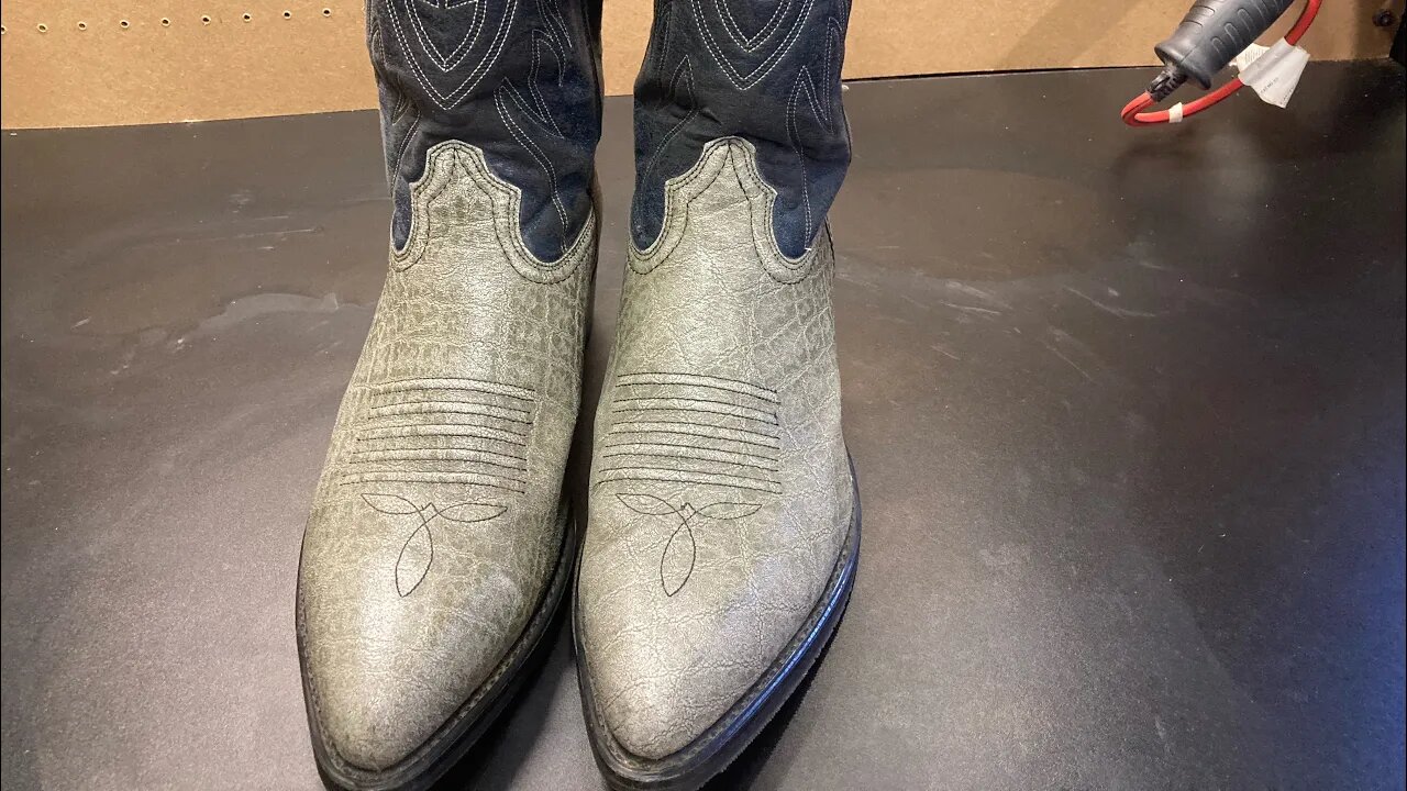Vintage elephant skin cowboy boots review