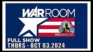 WAR ROOM (Full Show) 10_03_24 Thursday