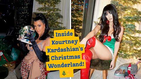 Kourtney Kardashian Shares Glimpse of Her Sparkly Christmas Tree-Filled Home: ‘Hello December'