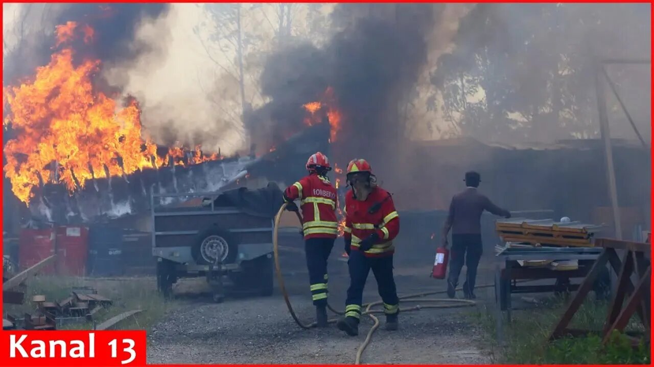 Russia-controlled Luhansk region still struggling with wildfires that spread to residential houses