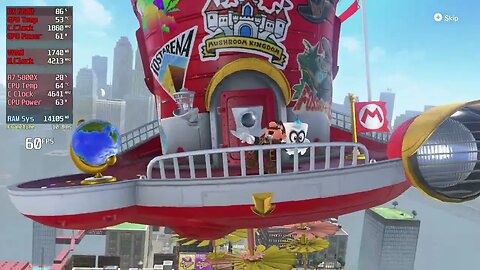 Ryujinx | Super Mario Odyssey | 5800X | RX 6600 | 2x 1440p/2160p | 2023