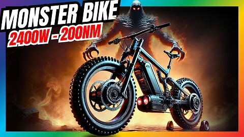 Monster eBike 😲 2400 Watt & 200NM 🫦 Mehr Power geht nicht! #Pvy #Ebike