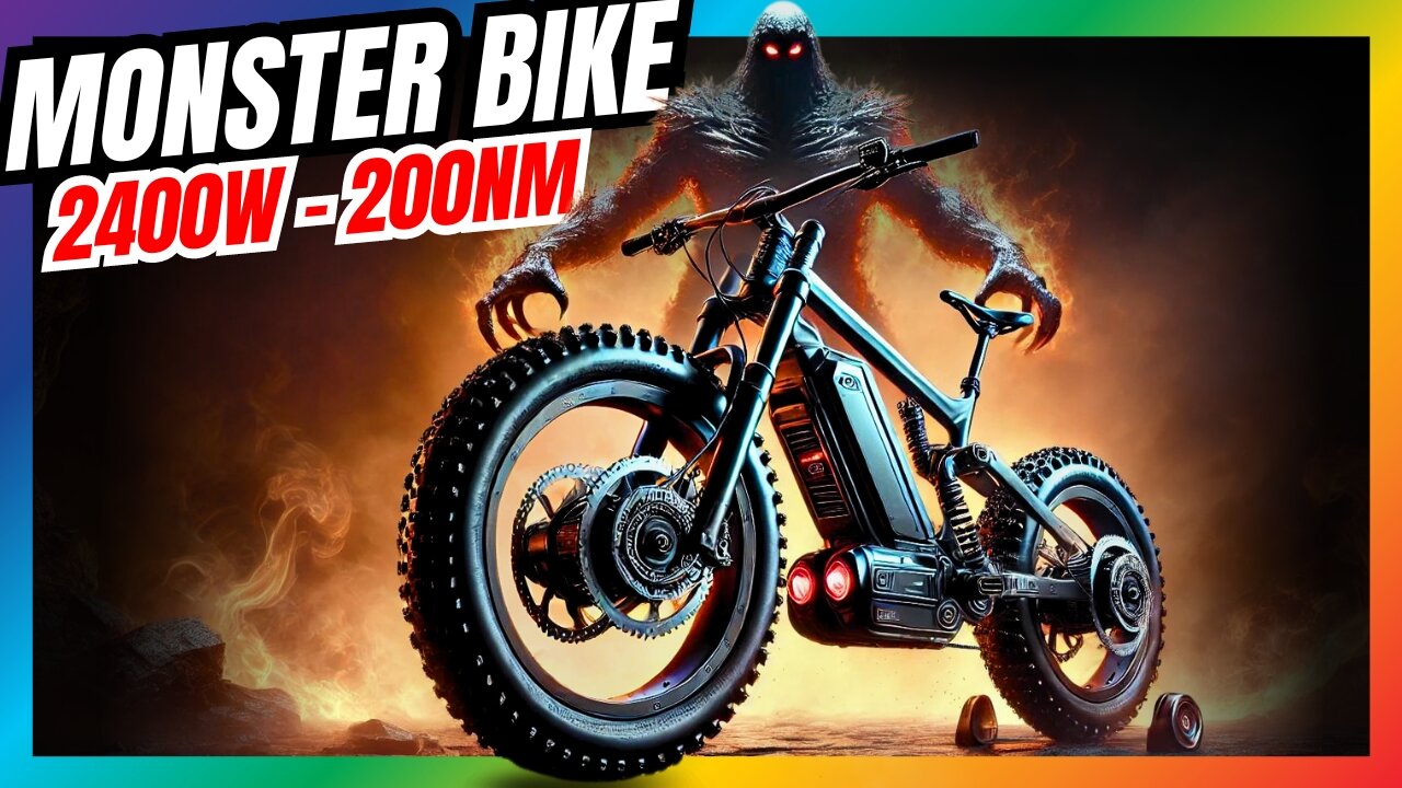 Monster eBike 😲 2400 Watt & 200NM 🫦 Mehr Power geht nicht! #Pvy #Ebike