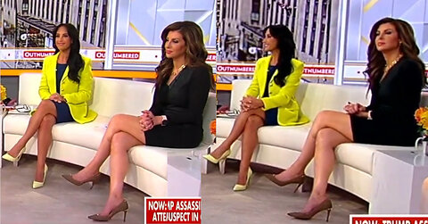 Morgan Ortagus and Emily Compagno (with Harris and Kayleigh) Sep 23 2024