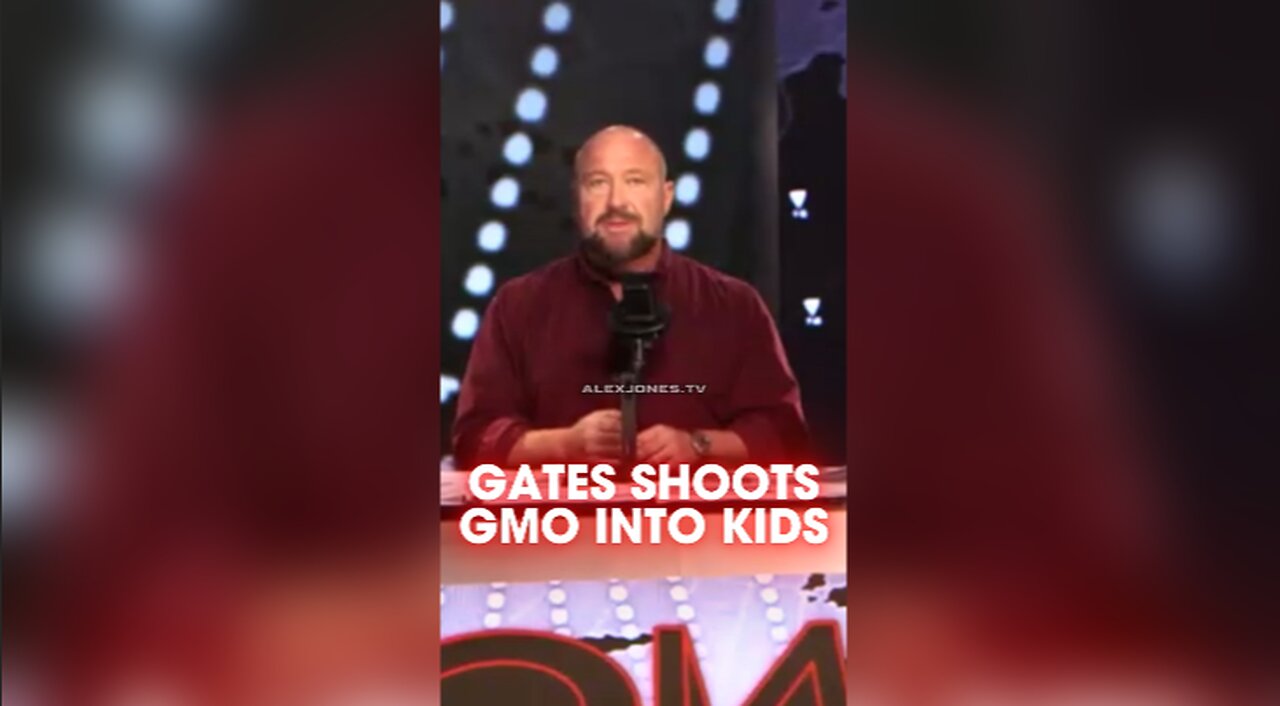 Alex Jones: Bill Gates Discusses Shooting GMO Vaccines Into Children - 12/3/24