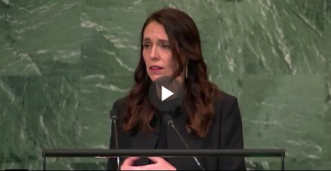 Speaking at the UN, WEF Young Global Leader Jacinda Ardern declares war on free speech...