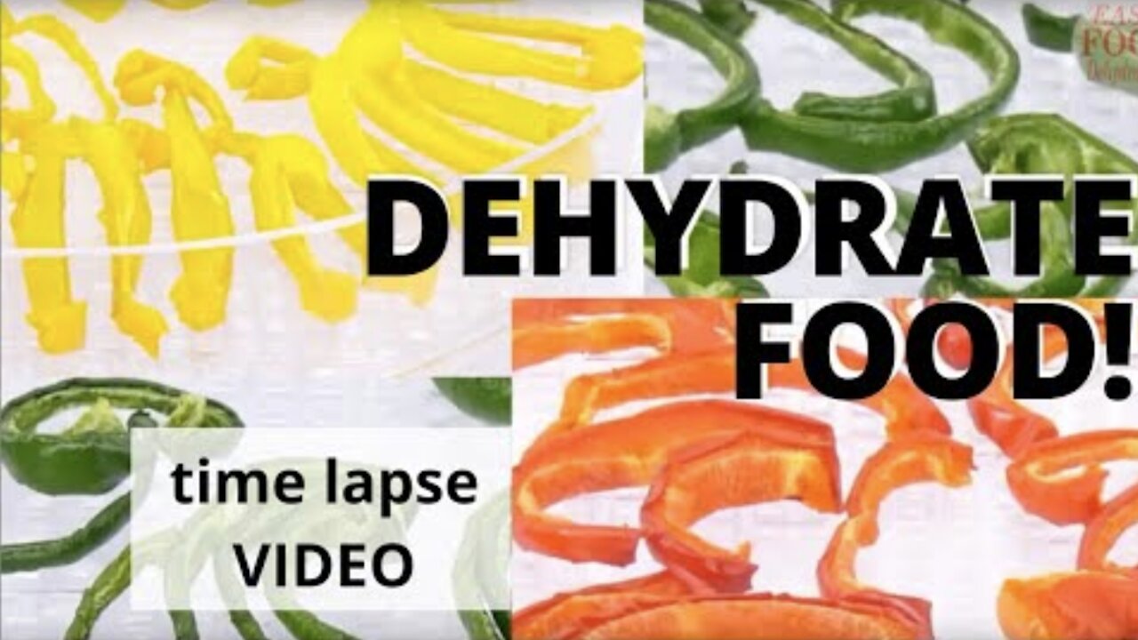 Dehydrated Food Time Lapse Fun Video from Easy Food Dehydrating