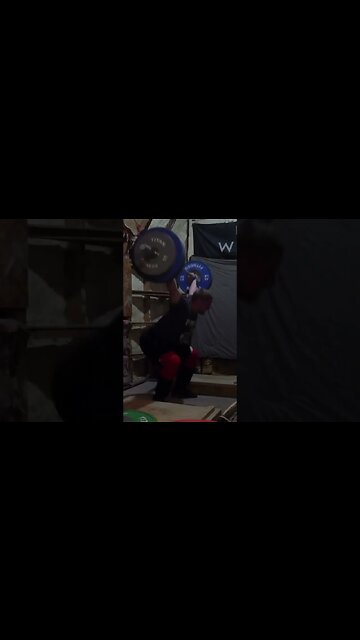 120 kg / 265 lb - Low Block Snatch