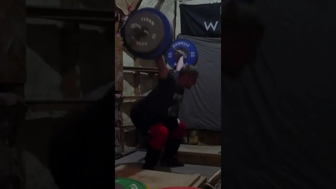 120 kg / 265 lb - Low Block Snatch