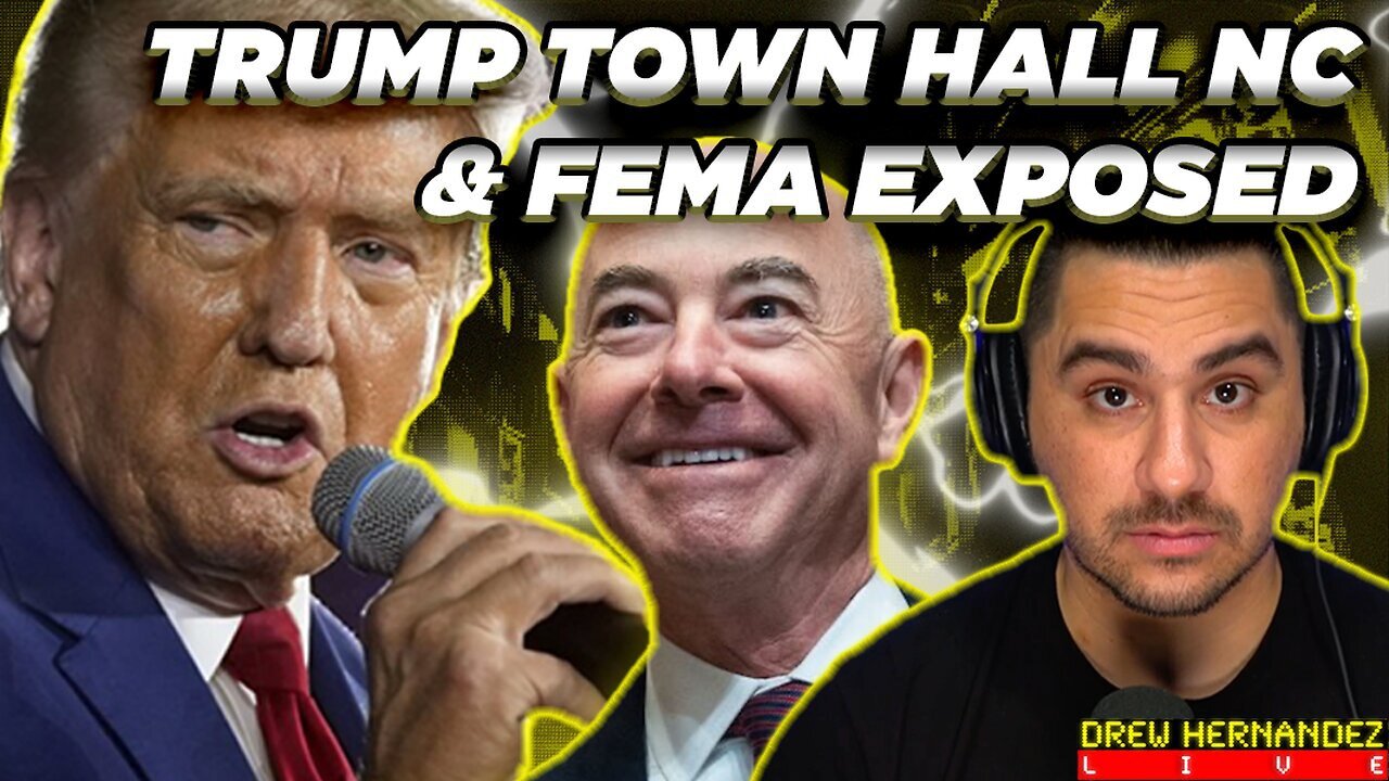 TRUMP TOWN HALL NC & FEMA FASCISTS EXPOSED