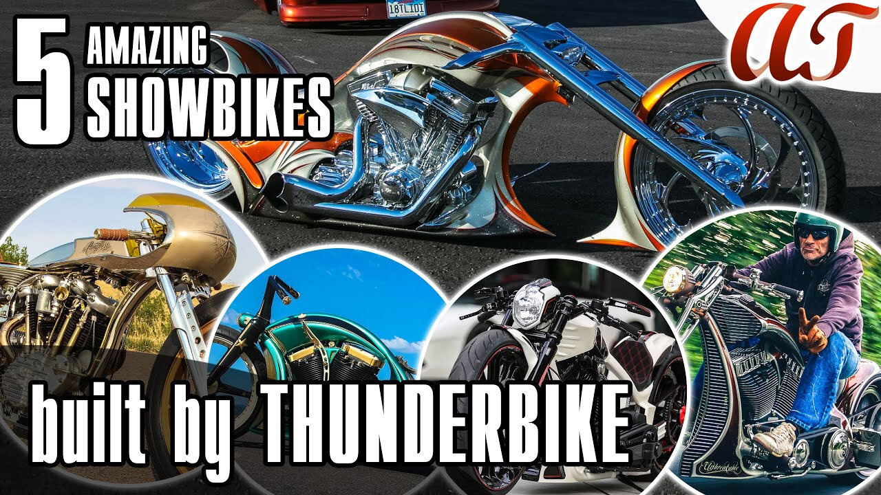 5 AMAZING SHOWBIKES built by THUNDERBIKE [4K] * A&T Design