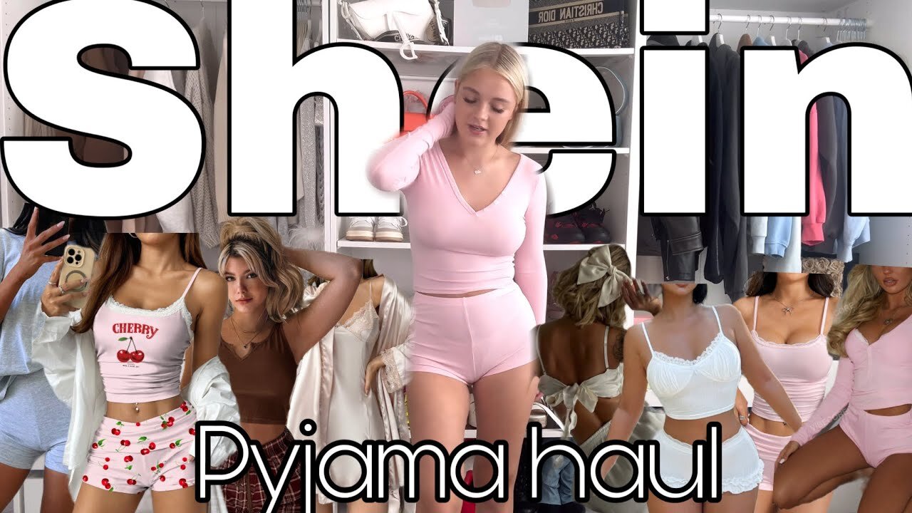 Shein pyjamas haul | 💤