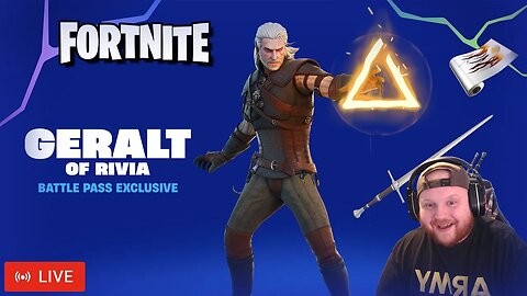 🔴LIVE - FORTNITE | SLAYING AS GERALT!