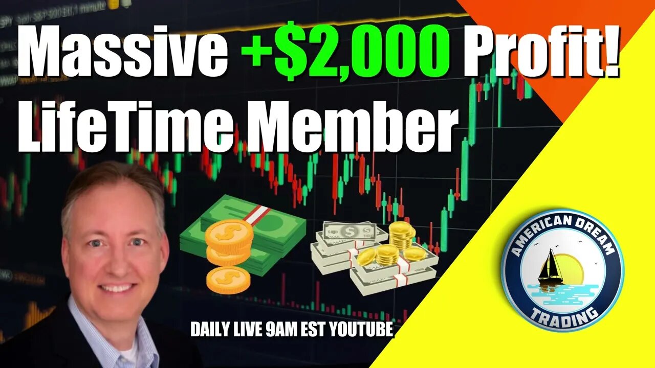 Massive $2,000 Profit Lifetime Member Stock Market Success