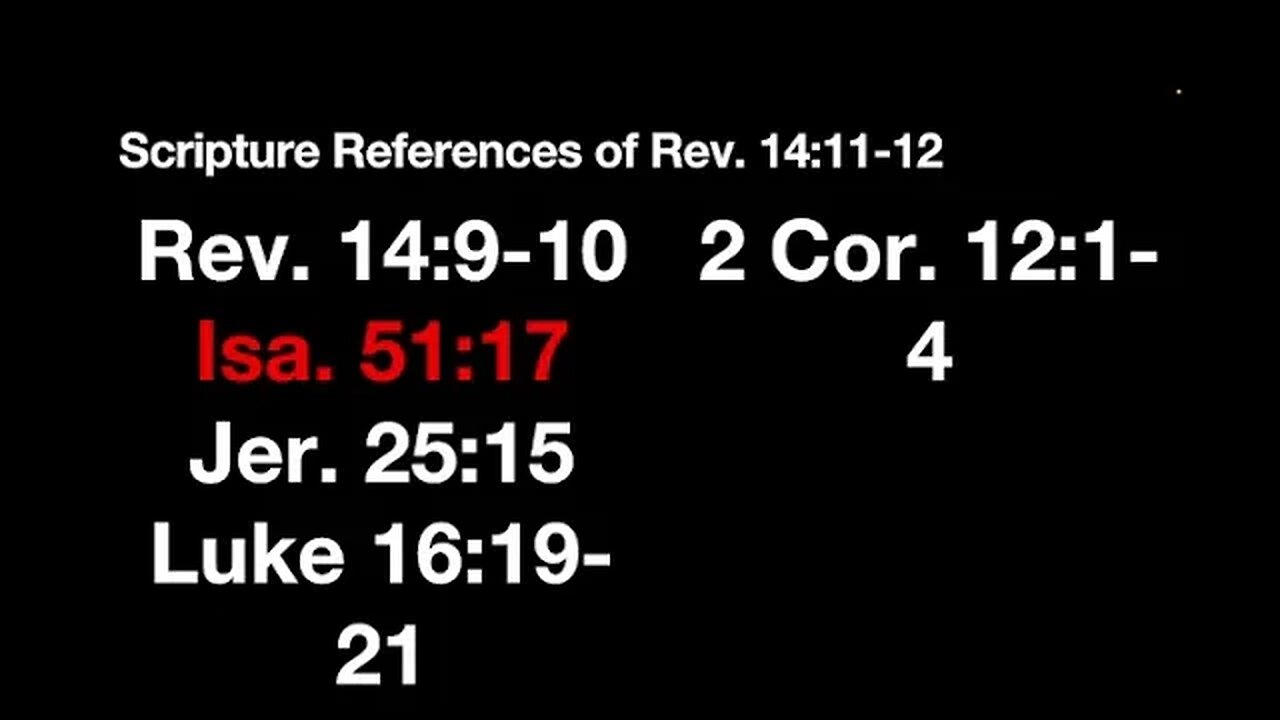 Revelation 14:9-12 cont. (Hell) 2/1/23 PM