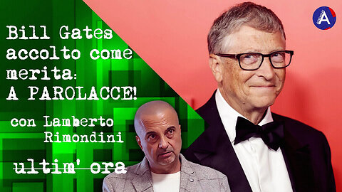 #LONDRA - “IL 'FILANTROPO' BILL GATES ACCOLTO DAL POPOLO LONDINESE AL GRIDO DI ASSASSINO E FIGLIO DI PUTTANA!! CON TANTI SALUTI ALLO STATO PROFONDO E AL... 'FINTO DISSENSO'!!”🤡👿🤡 ====🛑NON VI RESTA CHE LA FUGA...====