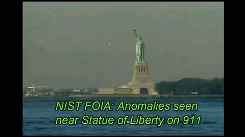 Laser lights seen in the sky near Statue of Liberty on 9/11