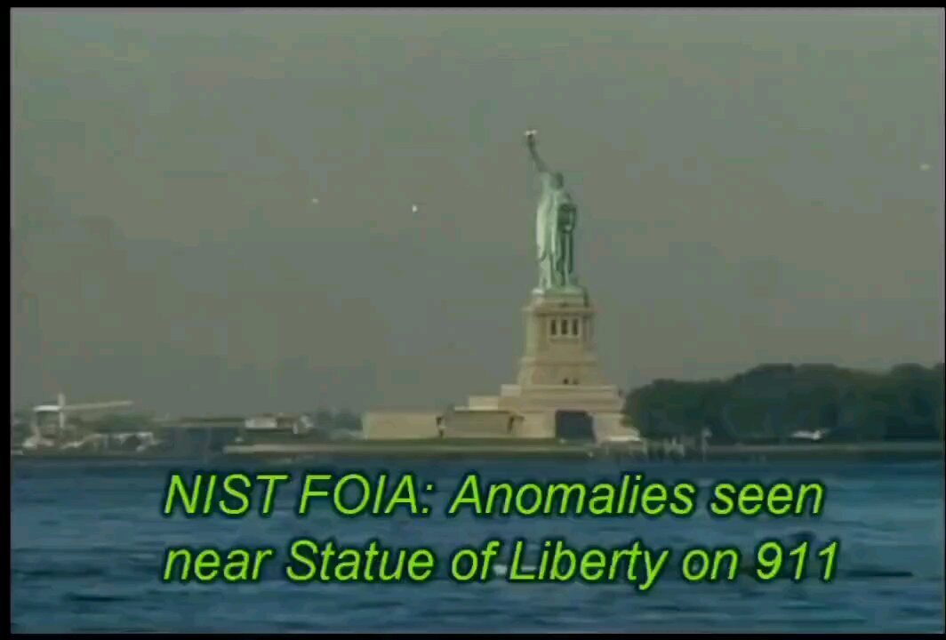 Laser lights seen in the sky near Statue of Liberty on 9/11