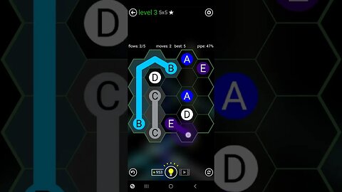 flow free Hexes: easy level 4