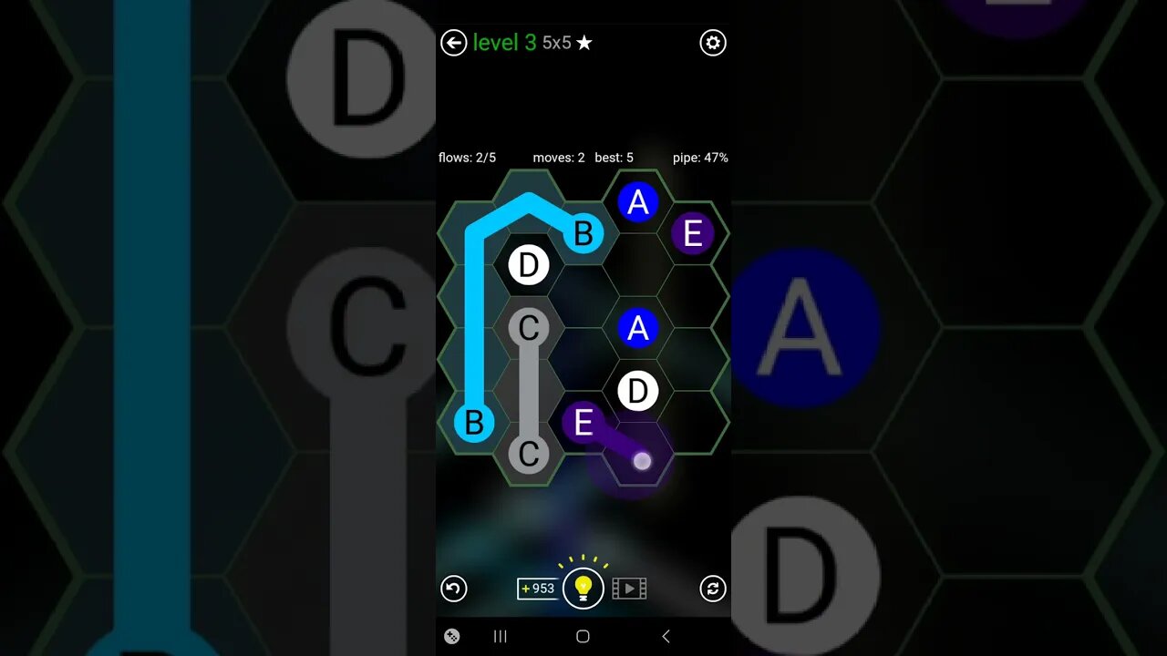 flow free Hexes: easy level 4