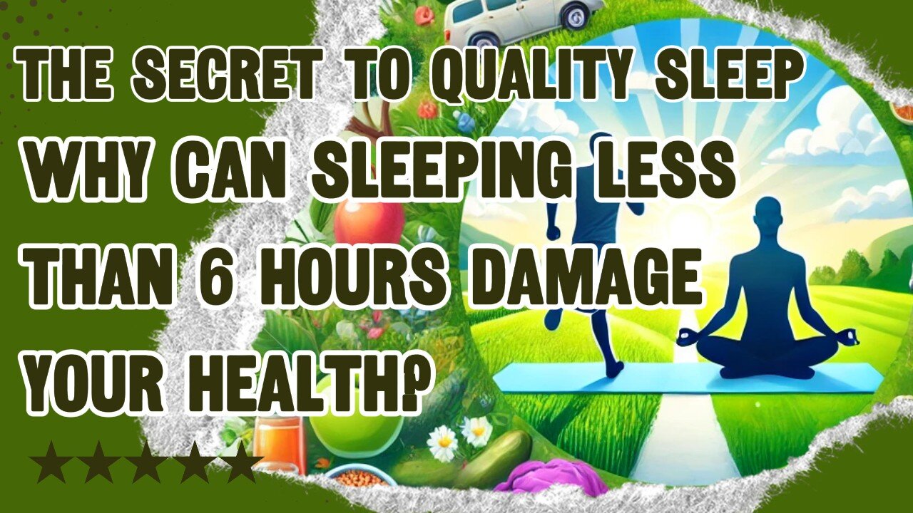 The Secret to Quality Sleep: Why Can Sleeping Less Than 6 Hours Damage Your Health?