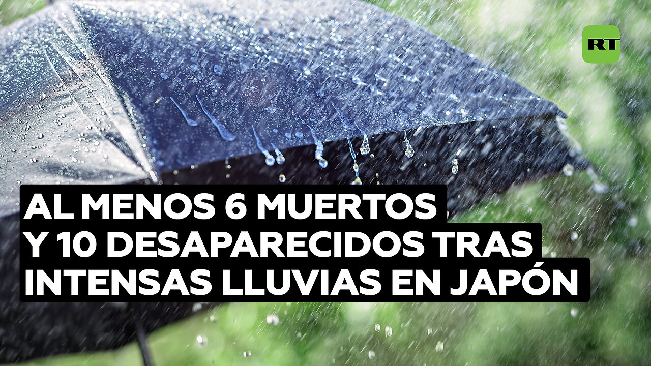 Al menos 6 muertos y 10 desaparecidos tras intensas lluvias en Japón
