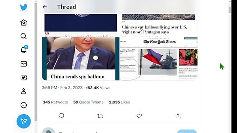 中國高空氣象氣球進入美國領空