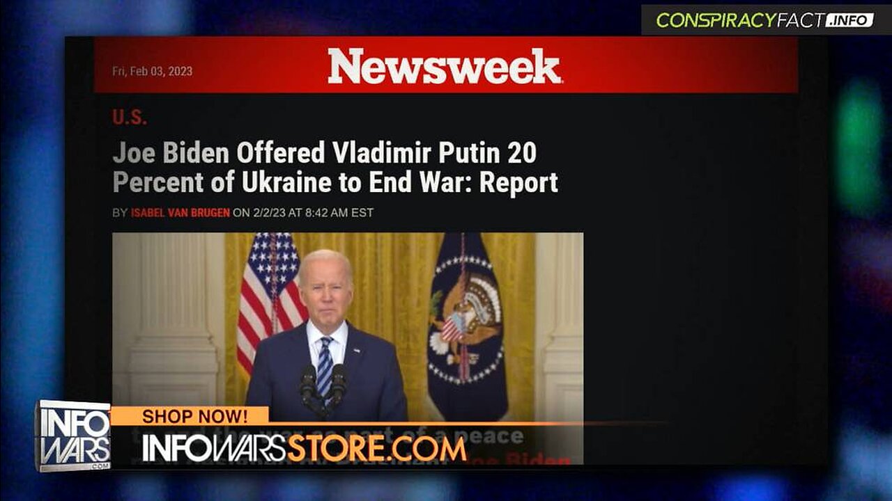 Did Joe Biden Offer 20% Ukraine To Putin? How Could He Even Do That?