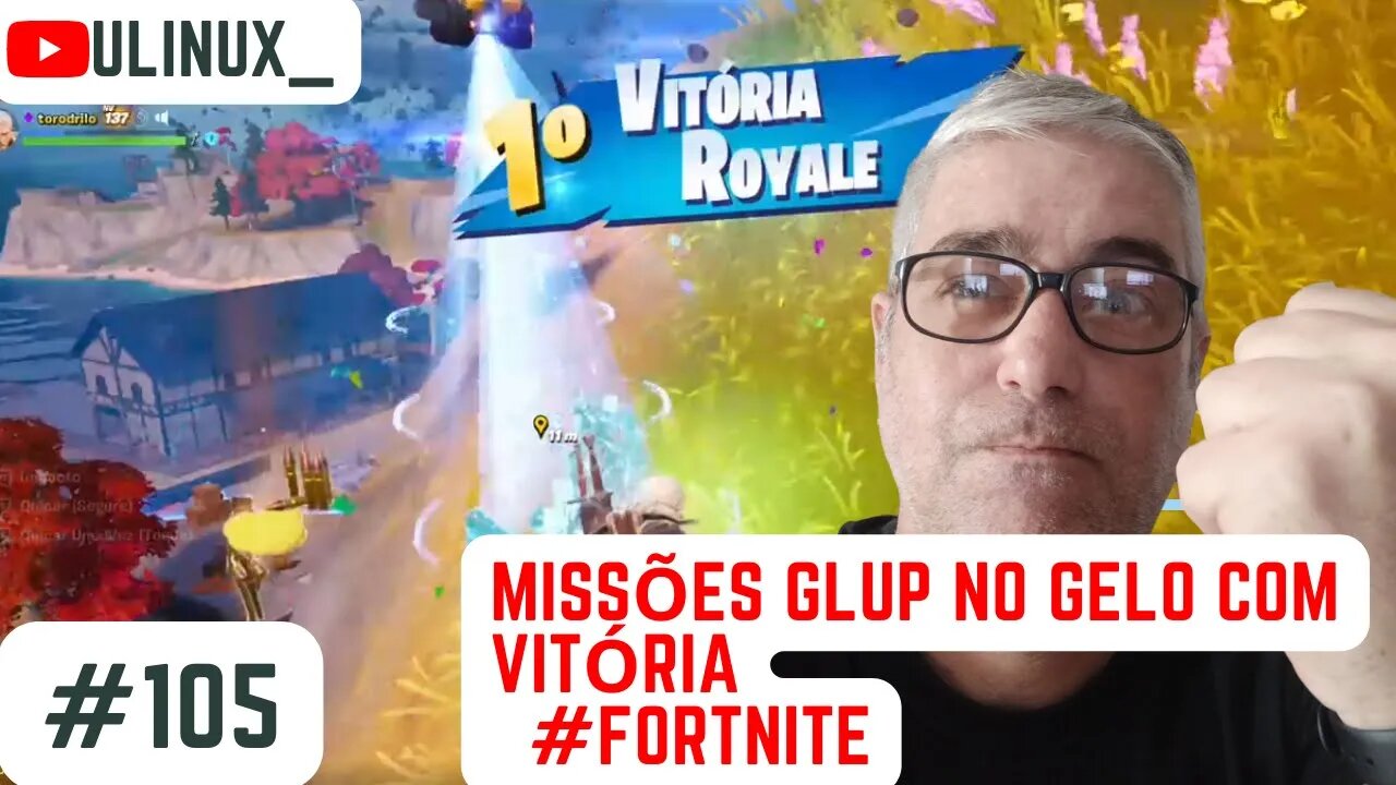 Focado nas missões glup no gelo #fortnite