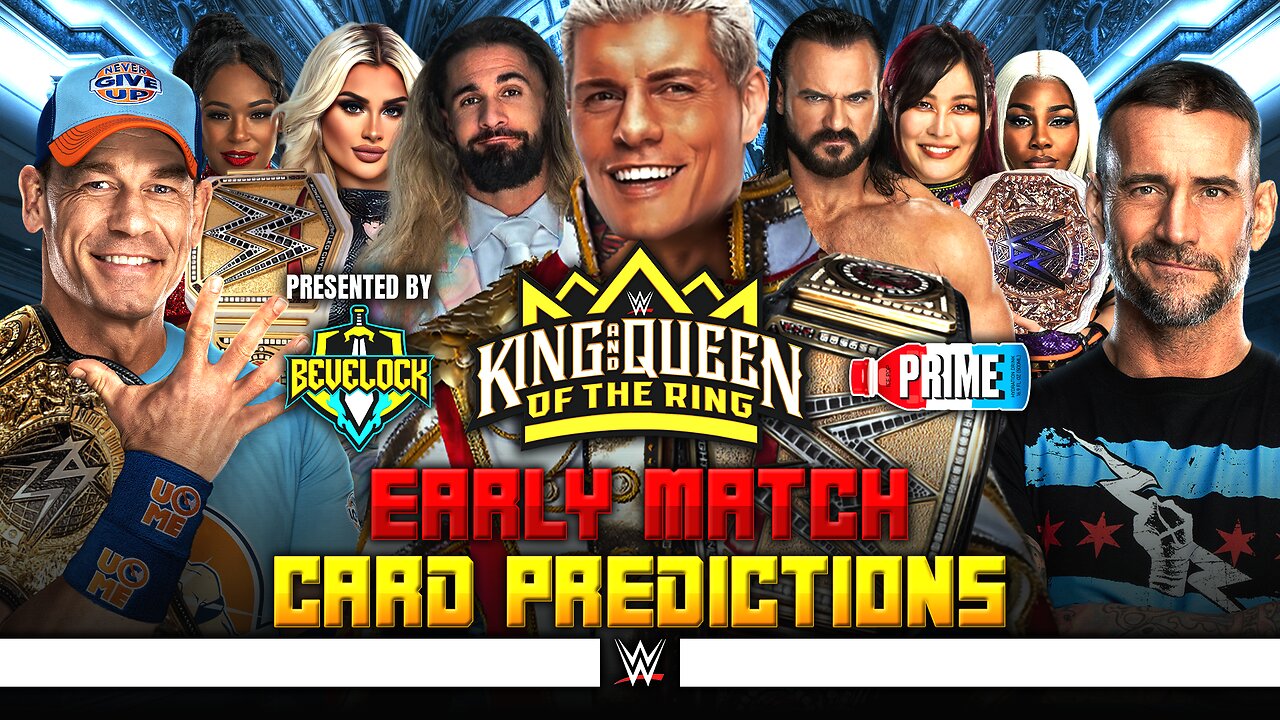 WWE King and Queen of the Ring 2025 - Match Card Predictions