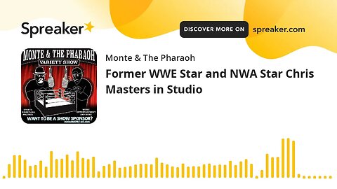 Former WWE Star and NWA Star Chris Masters in Studio