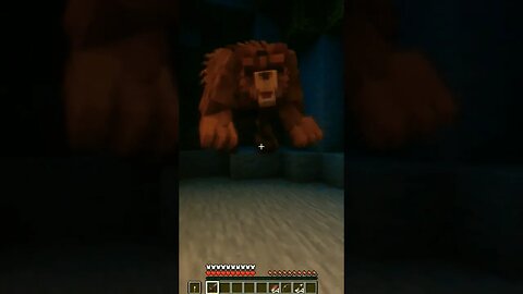 Encontrei um urso no minecraft!!!!🤯🤯🤯 #viral #minecraft #shorts