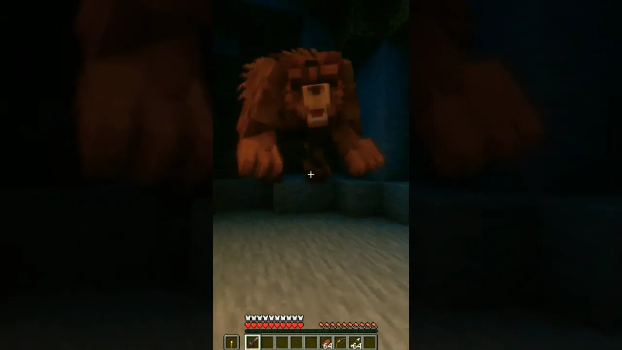 Encontrei um urso no minecraft!!!!🤯🤯🤯 #viral #minecraft #shorts