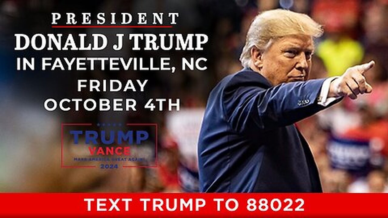 LIVE: President Trump in Fayetteville, NC