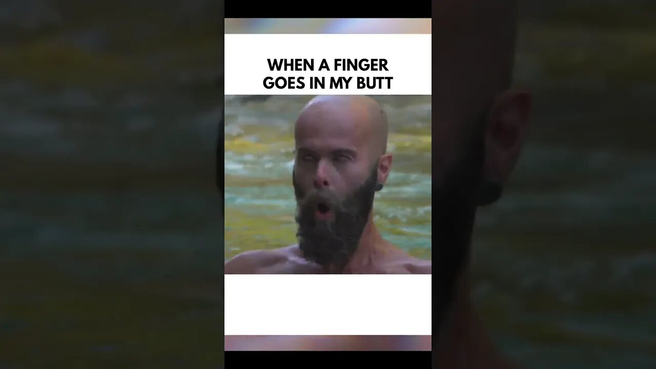 when a finger does in my butt