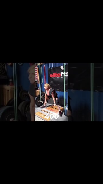 MASSIVE 400 POUND DEADLIFT | ✅ BANDED LIFT OR NO LIFT ❌ #elitefts #deadlift