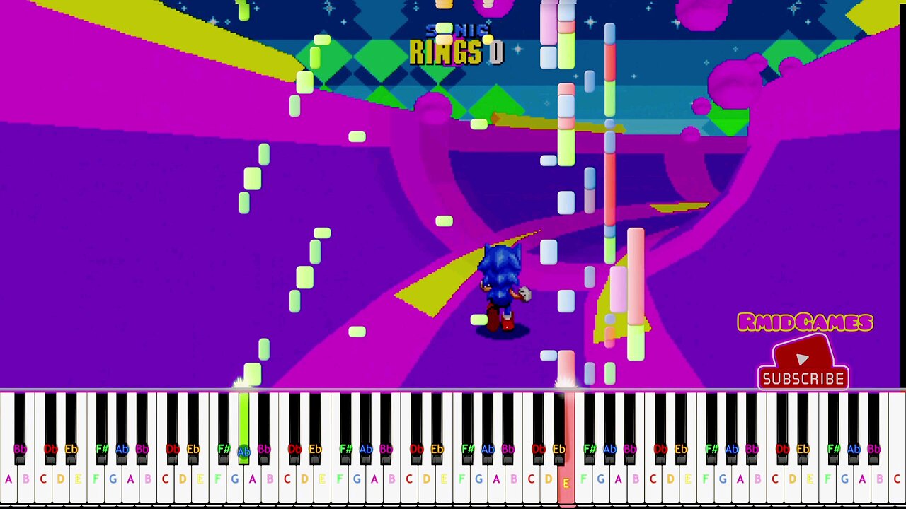 Sonic The Hedgehog 2 - Special Stqge MIDI