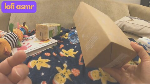 lofi gopro ASMR | On The Couch 😋💤 ft mr worm, wetwipes, reading a sensory book & more!