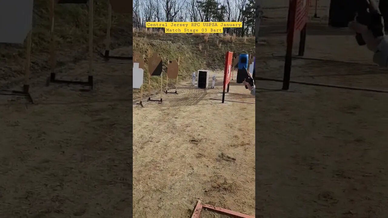 😵‍💫😵😤Central Jersey RPC #uspsa A January Match Stage 03 Bart #unloadshowclear #ipsc #idpa