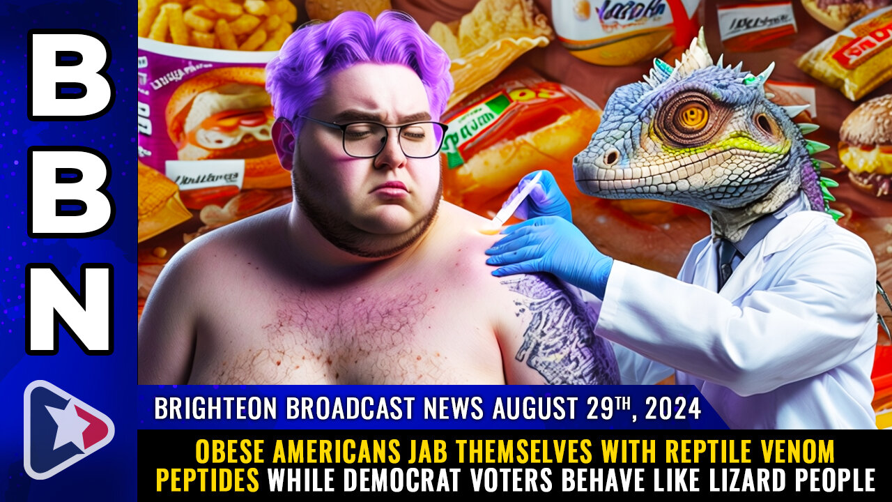 BBN, Aug 29, 2024 – Obese Americans jab themselves with REPTILE VENOM PEPTIDES...