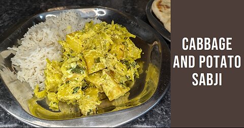 Cabbage and Potato Sabji