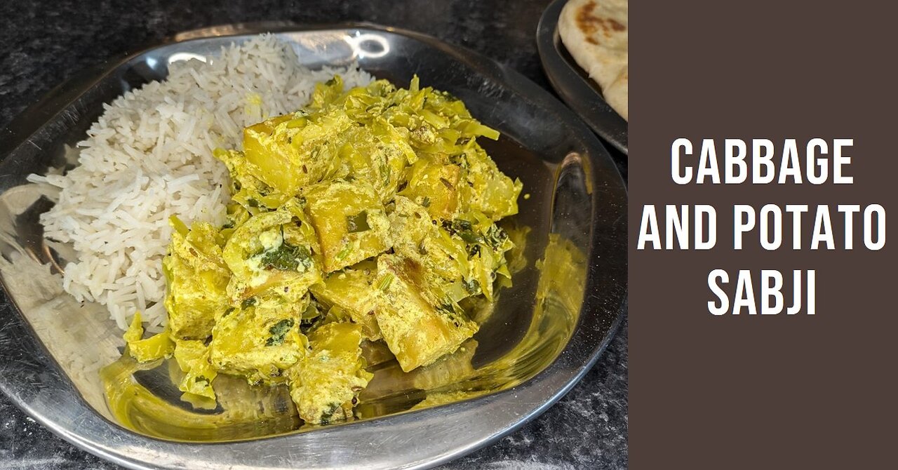 Cabbage and Potato Sabji