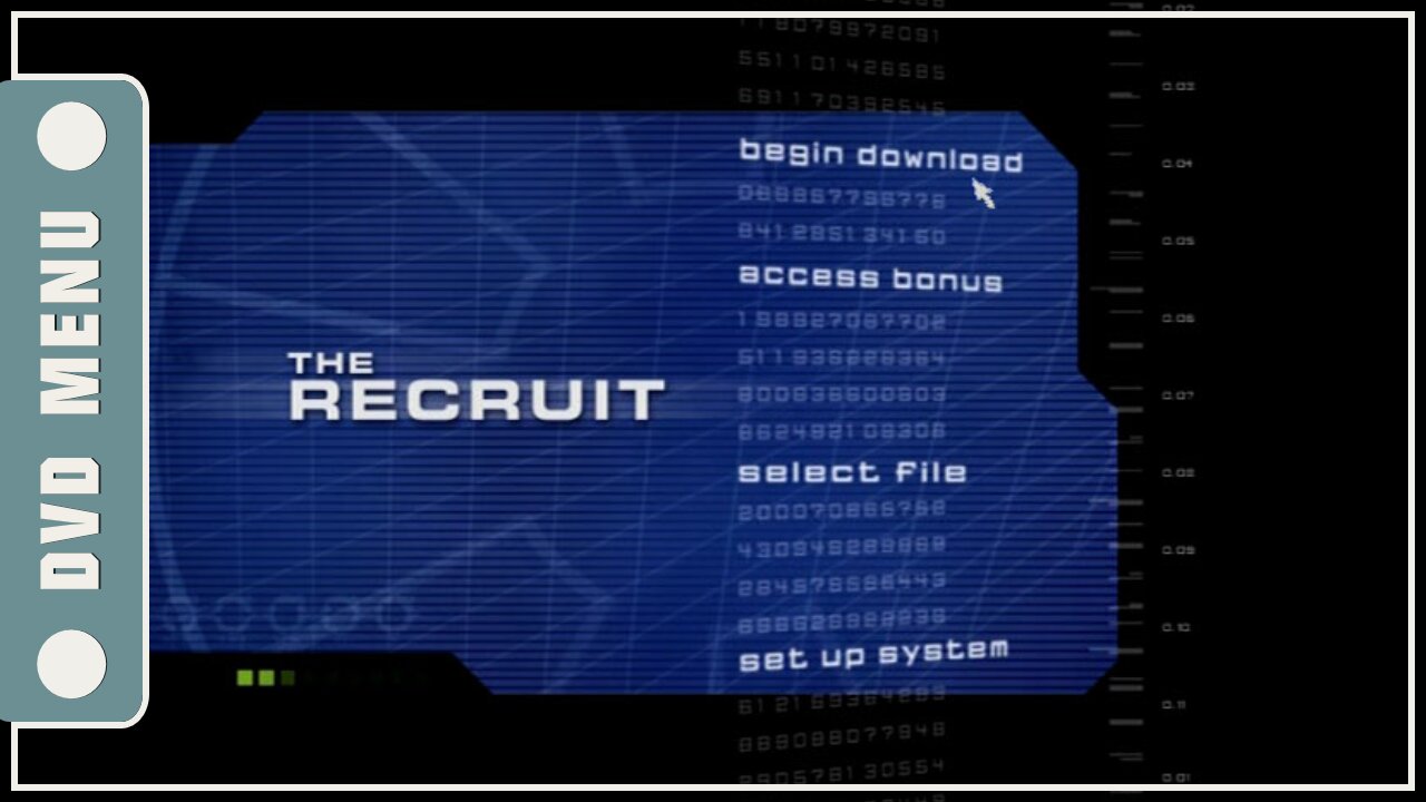 The Recruit - DVD Menu