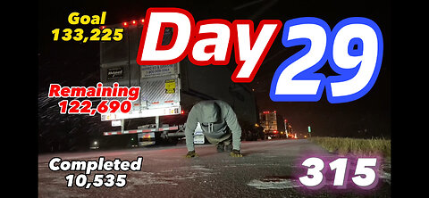 January 29th. 133,225 Push Ups challenge