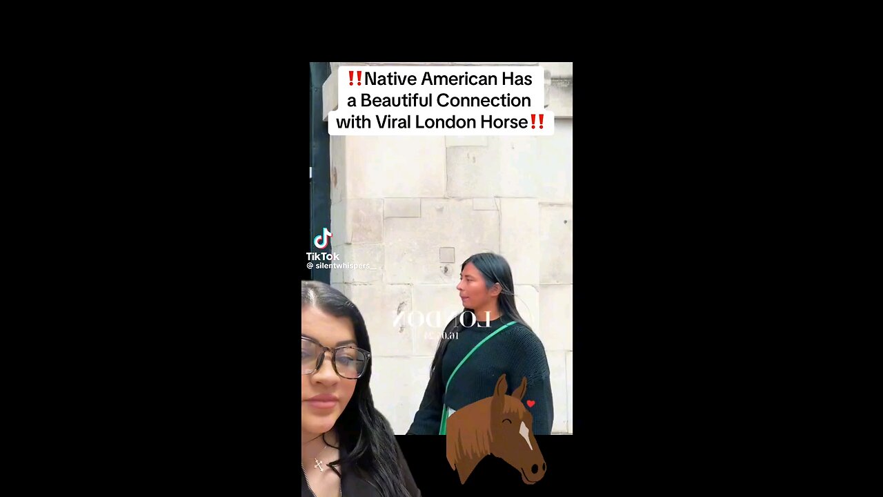 "Native American Connection: The Viral London Horse's Unlikely Friend"